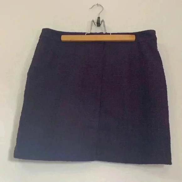 Jacob Purple knit, fully lined, mini skirt ,  size 6. - Picture 4 of 7